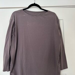 Lululemon Back In Action Long Sleeve purple